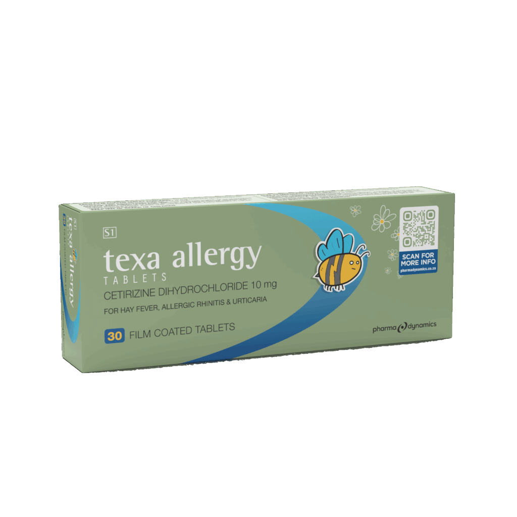 Texa Allergy box of 30 Front side